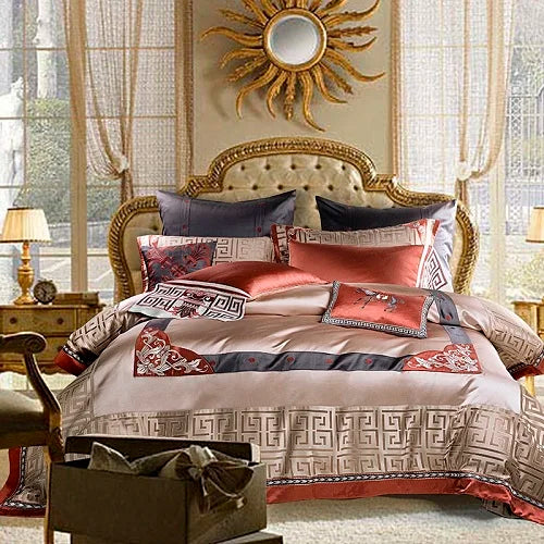 Premium Jacquard Cotton Luxury Bedding Set