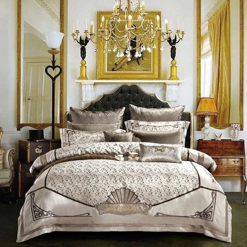 Premium Jacquard Cotton Luxury Bedding Set