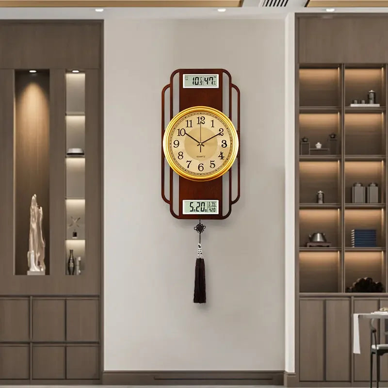 Harmony in Time – Solid Wood Wall Clock