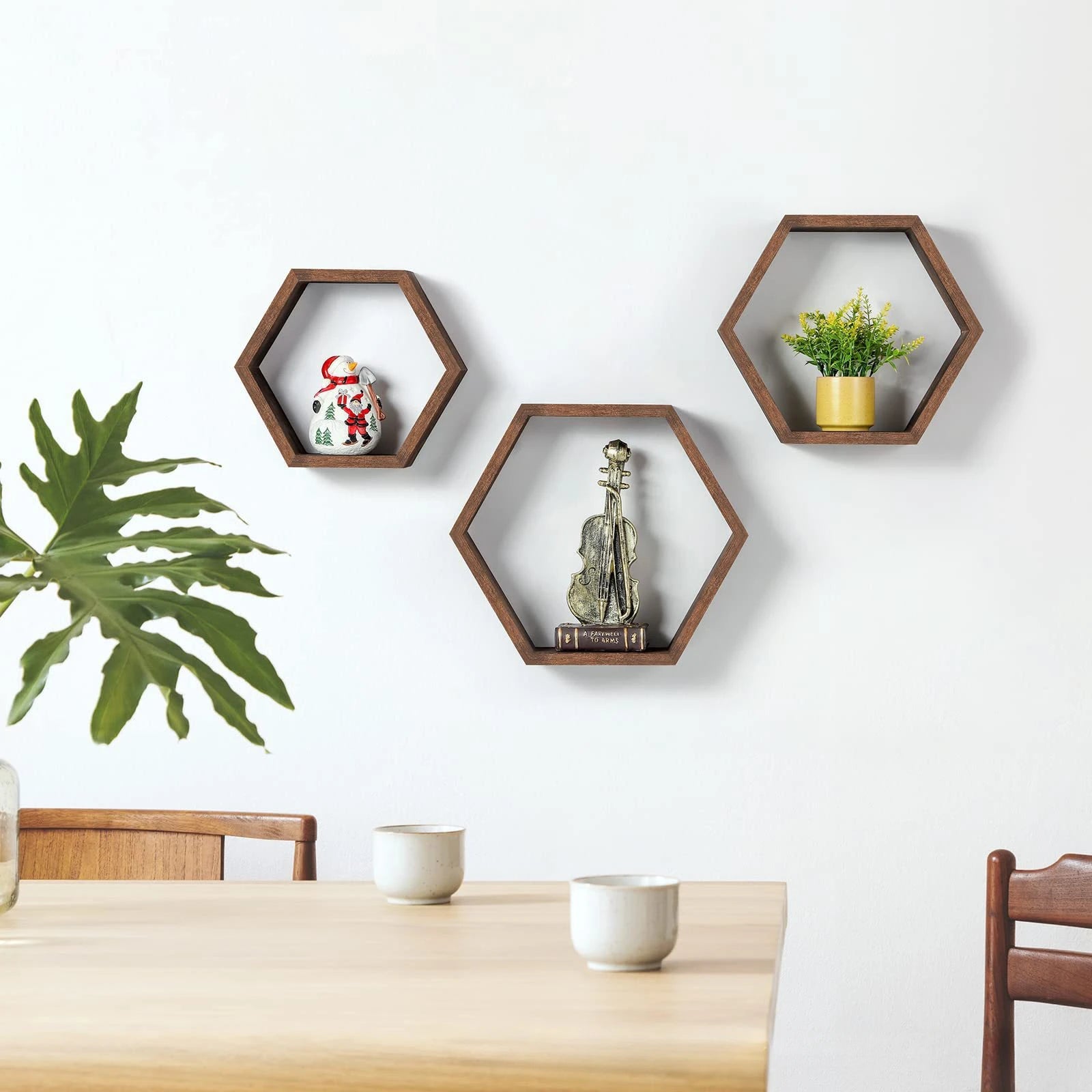 HoneyHaven HexaFrame – Wooden Wall Nest 1Pc