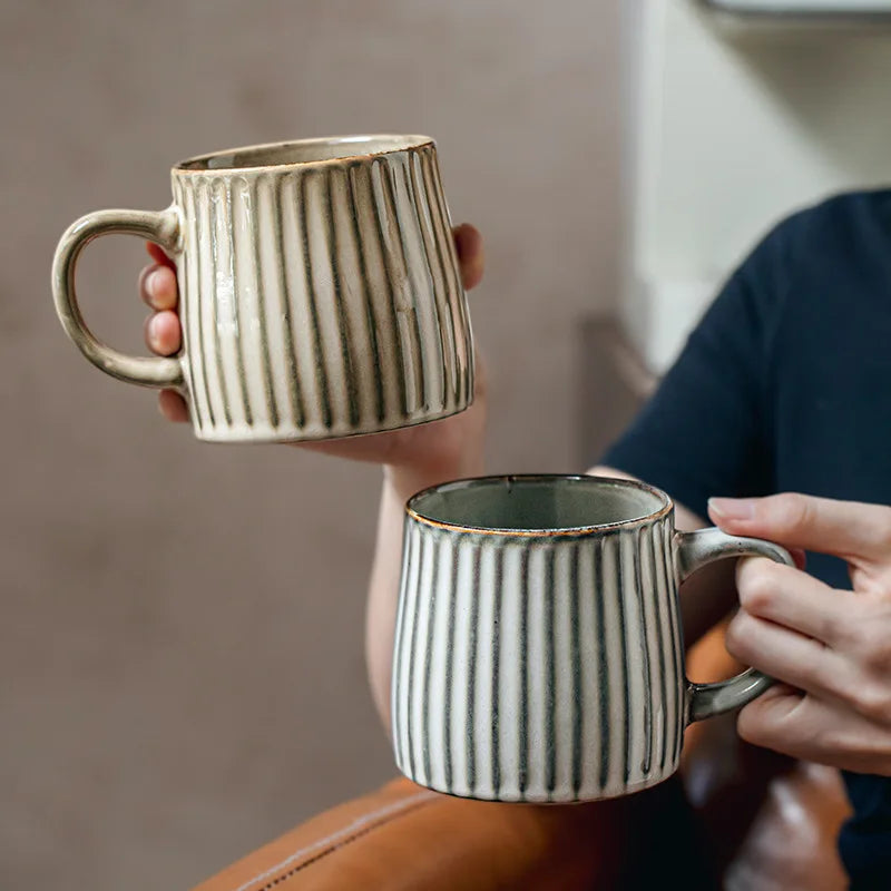 Handmade Vintage Ceramic Coffee Cups – Artisan Drinkware with Timeless Aesthetic