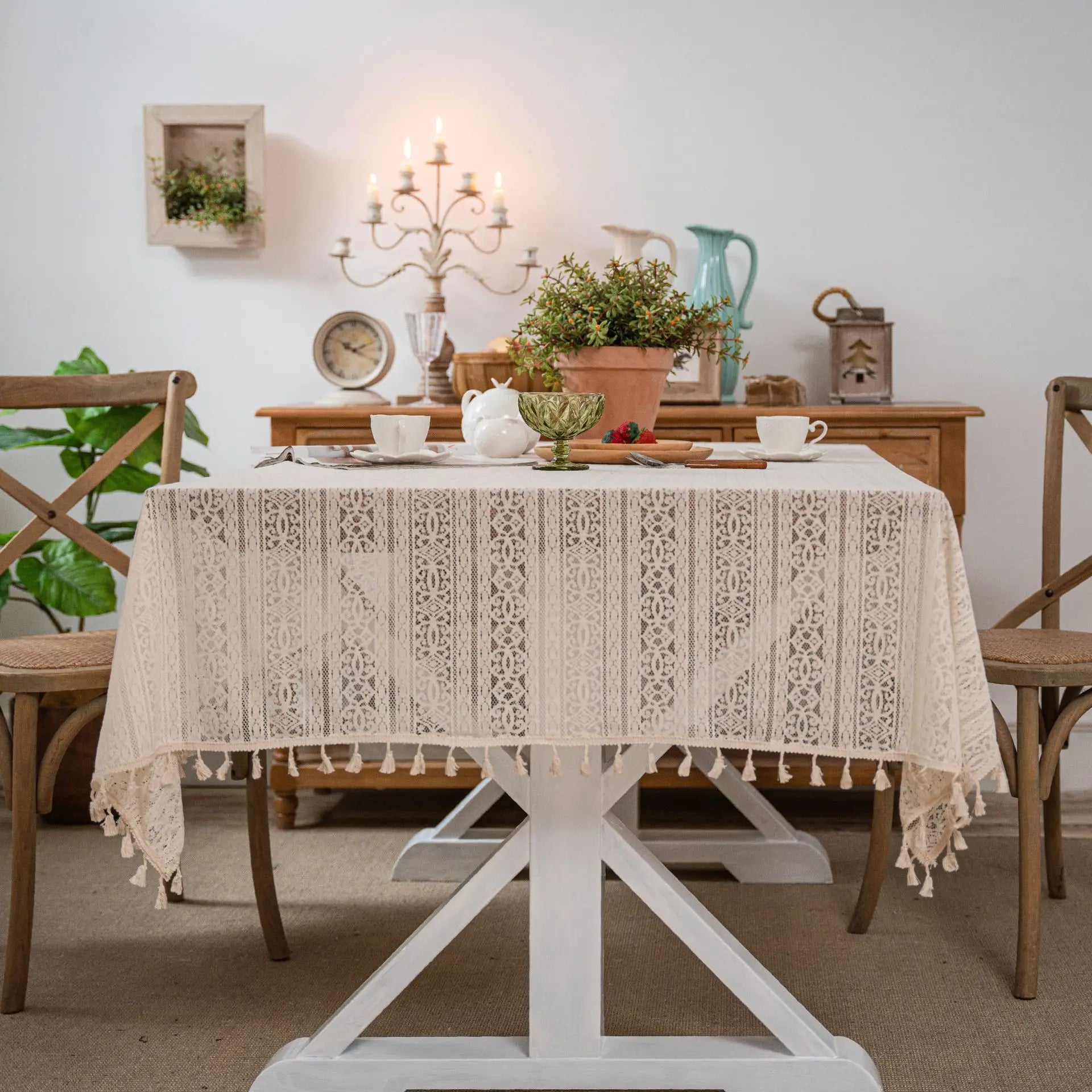 Rustic Crochet & Woven Table Linens – Decorative Scarves & Shooting Props