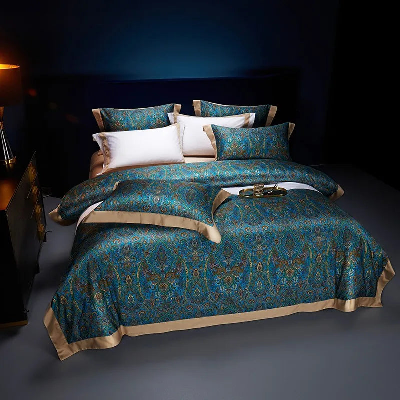 Oriental Vintage Bohemian Bedding Set – 100% Egyptian Cotton