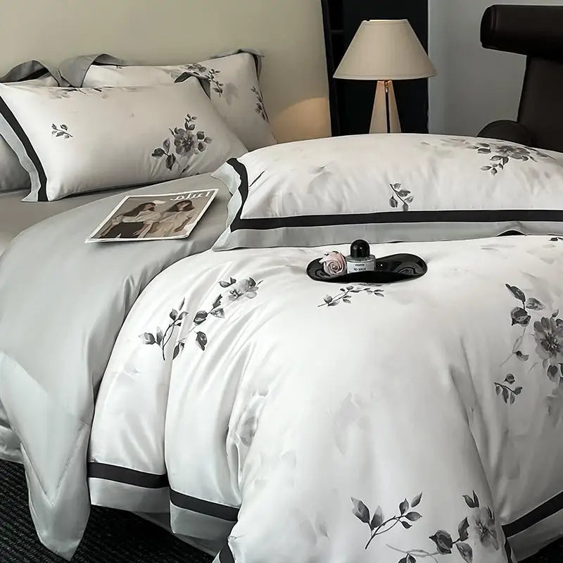 Summer Cooling Lyocell Eucalyptus Bedding Set – 4-Piece