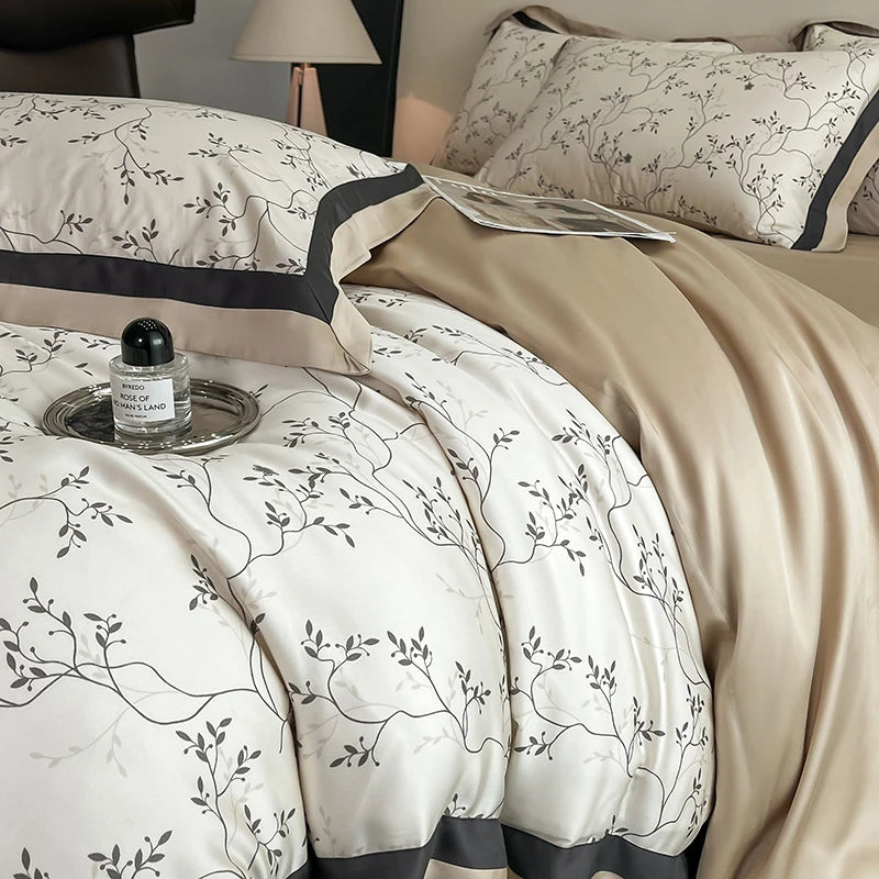 Summer Cooling Lyocell Eucalyptus Bedding Set – 4-Piece