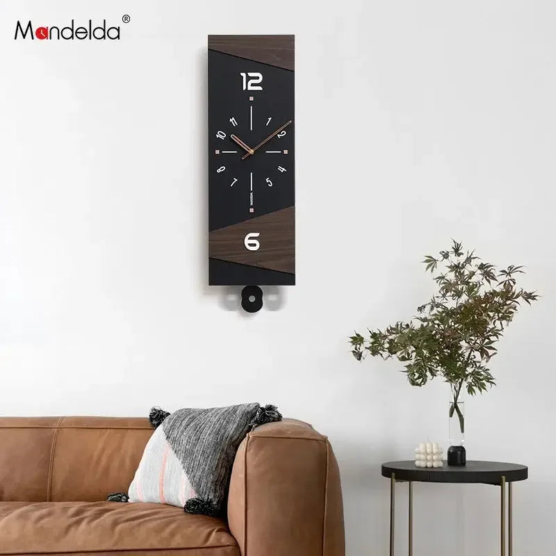 Luxe Orbit Swing Wall Clock