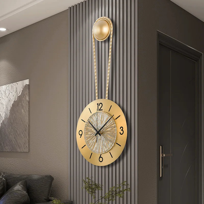 🕰️ Sophisticated Elegance – Modern Quiet Quartz Wall Clock
