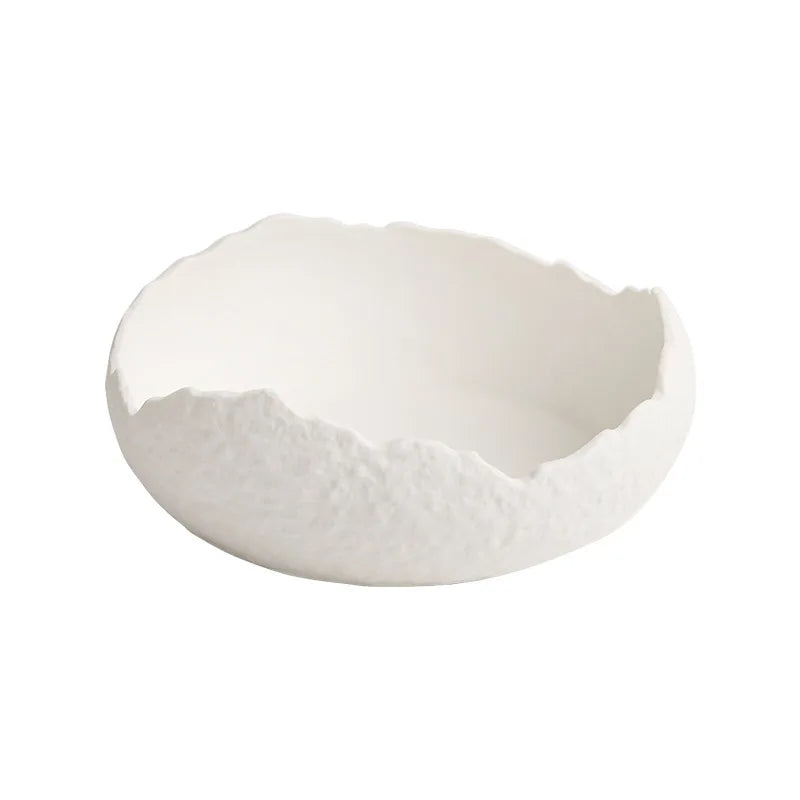 🌀 Creative Irregular Ceramic Bowl – A Touch of Art for Every Meal